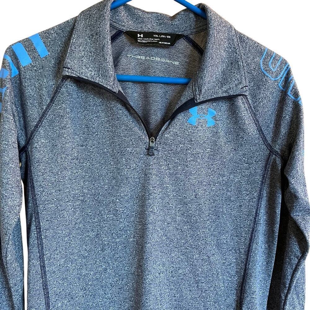 Under Armour 1/4 zip Long Sleeve Pullover, Youth XL